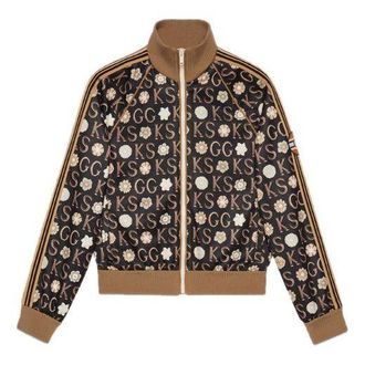 Gucci KS GG Patterned Track Jacket Black Ivory 645217-XJC5Z-1080