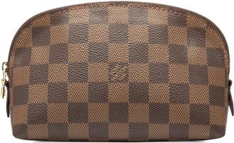 Louis Vuitton Trousse make up in tela Damier Ébène 2020 - Marrone