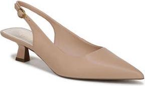 Franco Sarto Jaden Pointed Toe Slingback Pump in Beige at Nordstrom Rack, Size 9