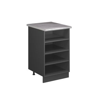 Vicco Estante De Cocina Fame-line, Antracita, 50 Cm, Et M&aacute;rmol, Vicco
