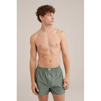 WE Fashion wijde boxershort groen
