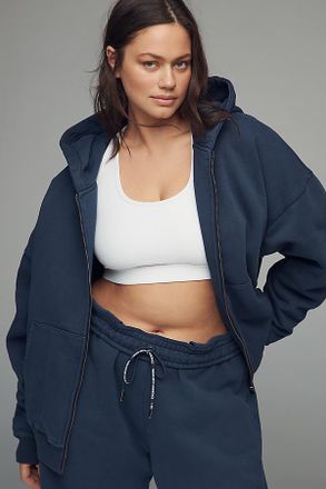 AFRM Oren Plus Cotton Zip-Up Hoodie