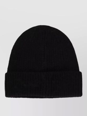 Anine Bing elia beanie ribbed texture folded cuff