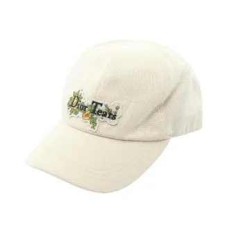 Dior Pre-owned Accessories, female, Beige, Size: ONE SIZE Pre-owned Denim Tears Cotton Cap