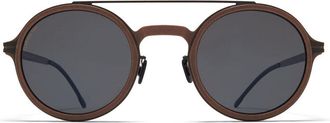 Mykita Hemlock Polarized 565 Mens Sunglasses Brown Size 46