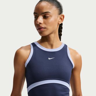 Nike Womens One Dri-FIT Tank Top in Blue | IB9158-410