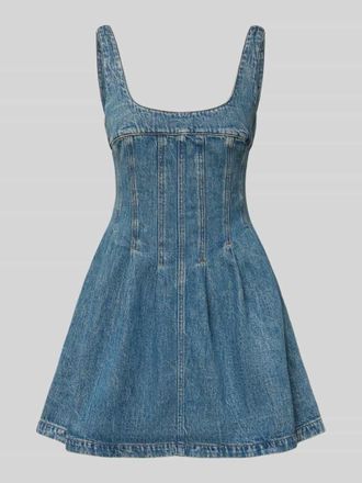 Tommy Jeans Tailliertes Freizeitkleid aus reiner Baumwolle in Jeansblau, Gr&ouml;&szlig;e S
