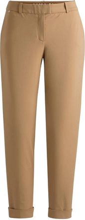 HUGO BOSS Dames/Dames Effen Rechte Chino (Medium Beige)