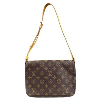 Louis Vuitton Pre-owned Shoulder Bags, female, Brown, Size: ONE SIZE Pre-owned Vintage Canvas Shoulder Bag