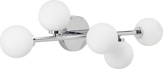 Beliani LED Wall Lamp MINOTOS Metal Silver