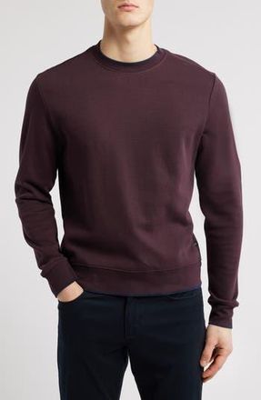 Robert Barakett Birch Hill Tipped Sweatshirt in Port at Nordstrom Rack, Size Xx-Large