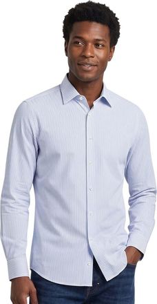 HUGO BOSS Blue Slim Stripes Shirt
