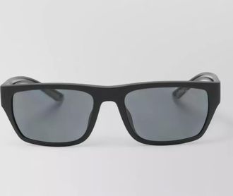 Emporio Armani rectangular frame sunglasses tinted lenses design