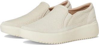Vionic Kearny Womens Shoes Cream Leather : 9.5 W