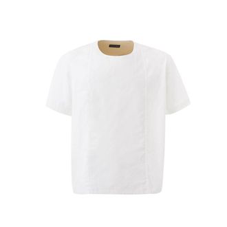 Emporio Armani Witte Katoenen T-Shirt