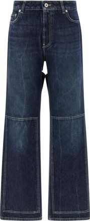 Jean Paul Gaultier Womens The blue Cut-Out Jeans