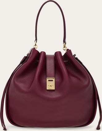 Ferragamo Donna Secchiello fibbia Hug Viola
