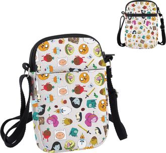 Generic PYOUL Cartoon Inspired Gift Jake and Finn Crossbody Bag Fantasy Animated TV Show Fan Travel Bag Cosplay Merch (Jake and Finn CB)