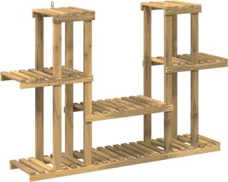 vidaXL Soporte De Plantas Blanco 123 X 25 X 78,5 Cm Vidaxl