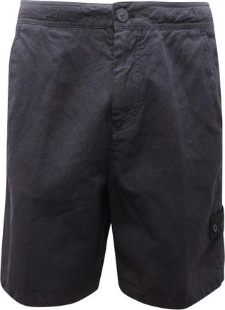 Stone Island Bermuda Comfort - Heren - Korte broeken - Blauw - Maat: W30 Katoen
