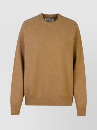 Maison Margiela wool ribbed crew neck sweater