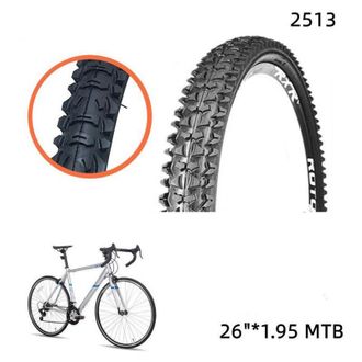 Trade Shop Trade Shop - Tapa De Neum&aacute;ticos De Neum&aacute;ticos Para Neum&aacute;ticos De Bicicleta De Bicicleta Mtb 26 x1.95 2513
