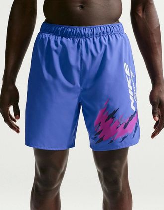 Nike Mens Mens Run Energy Challenger Dri-Fit Running Shorts - Blue - Size: 32/30/31