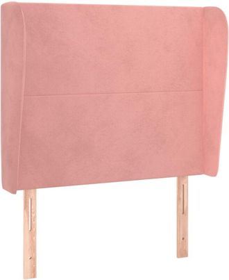 vidaXL Cabecero Con Orejas De Terciopelo Rosa 83x23x118/128 Cm Vidaxl
