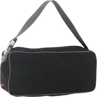 Prada Pre-owned Nylon prada-bags - Dames - Vintage Schoudertas - Zwart - ONE Size - Nylon - Vintage