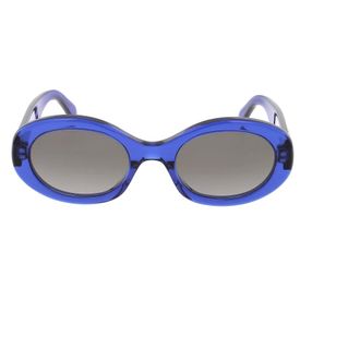 Celine Celine - Triomphe Oval Zonnebril - unisex - Accessoires - Blauw - Maat: ONE Size