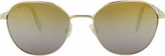 Maui Jim Round-Frame Monel Sunglasses