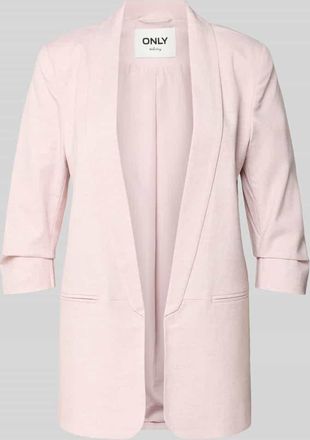 Only Regular Fit Longblazer mit 3/4-&Auml;rmeln Modell ELLY in Hellrosa, Gr&ouml;&szlig;e 34