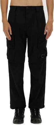 C.P. Company Polyamide Cargo Pants - Black