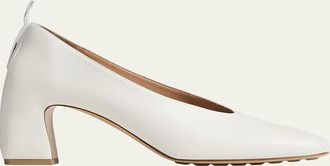 Bottega Veneta 65mm Plonge Calf Leather Pumps
