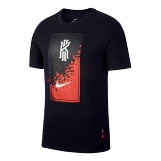 Nike Kyrie Irving Pattern Sports Round Neck Short Sleeve Black CK9438-010