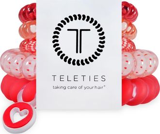 Teleties Set of 5 Coil Hair Ties in Soul Mate at Nordstrom, Size Small