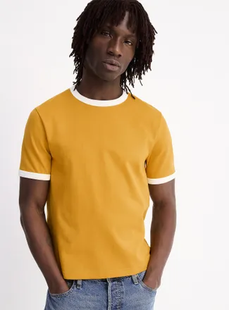 Le 31 Mens Ringer T-shirt Retro fit