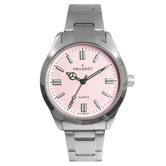 Peugeot Sport Stainless Steel Bracelet Watch- 36MM in Pink at Nordstrom