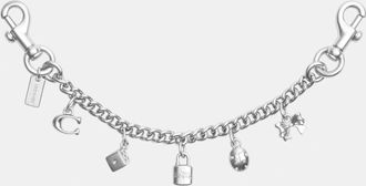 Coach Womens Silver Swagger Chain with Charms - One Size