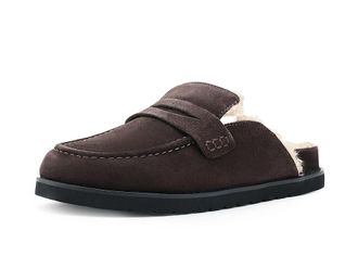 Dune London Goldys Womens Dress Flat Shoes Dark Brown : 40 (US Womens 10) B - Medium, Suede