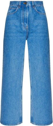 Etro Hoge taille wijde pijpen broek - Dames - Loose Fit Jeans - Blauw - W26 - Jeans