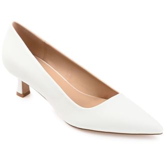 Journee Collection Women & apos;s Celica Medium and Wide Width Kitten Heel Pumps