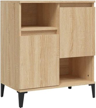vidaXL Sideboard Sonoma Oak 60x35x70 cm Engineered Wood Vidaxl