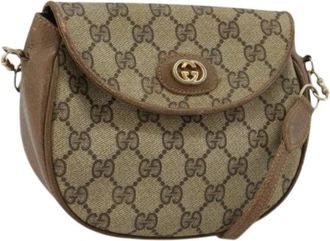 Gucci Pre-owned Vintage GG Canvas Shoulder Bag - - Pre-owned - Donna - Beige - ONE SIZE