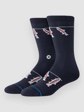 Stance Gone Fishin Crew Socks estampado