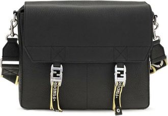 Fendi Black Flow Medium Crossbody Bag