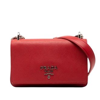 Prada Pre-owned Cross Body Bags, female, Red, Size: ONE SIZE Pre-owned Vintage Crossbody Bag