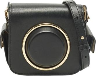 Michael Kors Pre-owned Leren Crossbodytas - Dames - Vintage Schoudertas - Zwart - ONE Size - Leer - Vintage