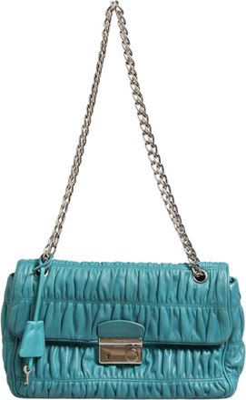 Prada Nappa Gaufre Flap Womens Bag (Pre-Owned)