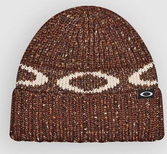 Oakley Ellipse Ribbed Beanie braun